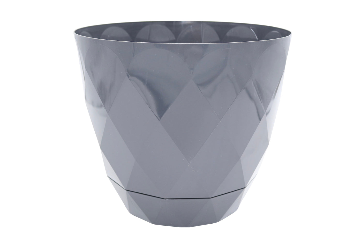 14cm plant pot in grey color